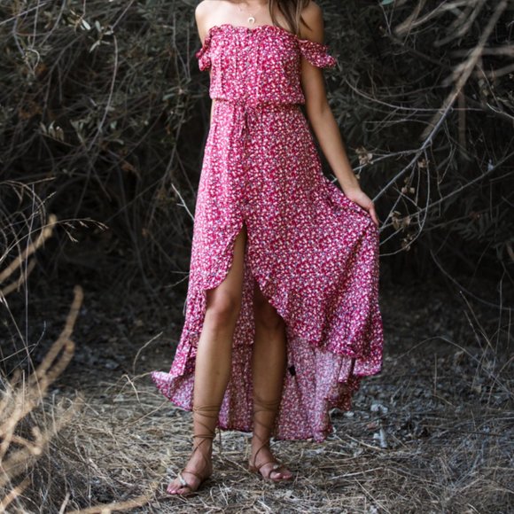 Floral Maxi Dress - AUGUSTE brand "Willow Day Dress" - Size 6 - Picture 1 of 4